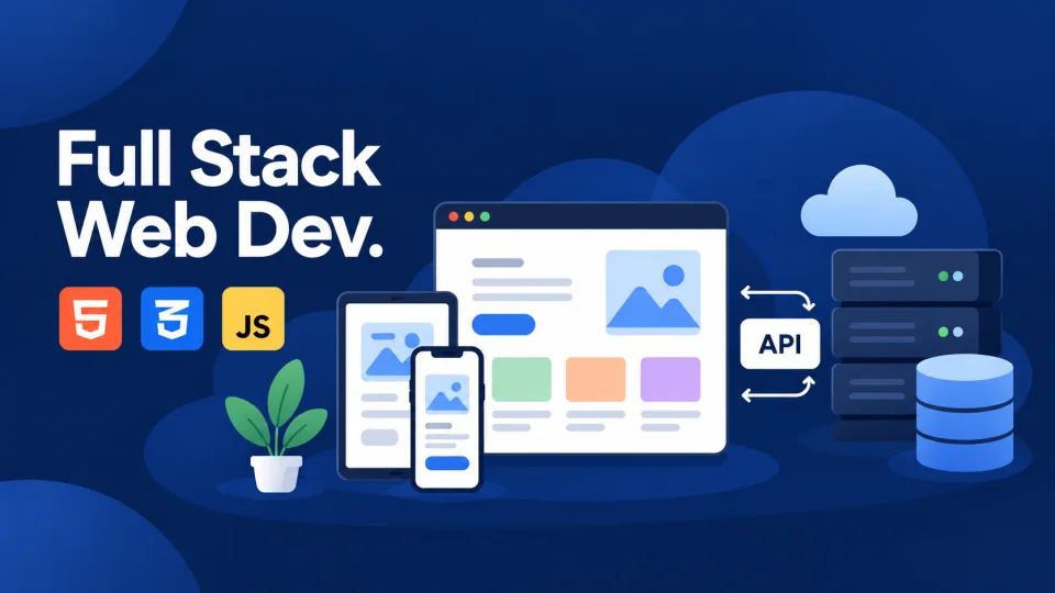 Full Stack Web Dev. course thumbnail