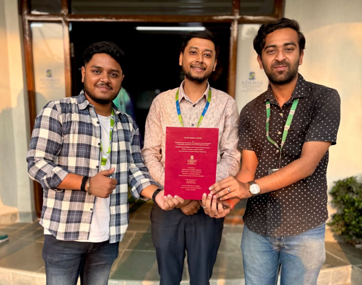 Dissertation on Blockchain Technology Submitted as a Final Year Project Under My Guidance