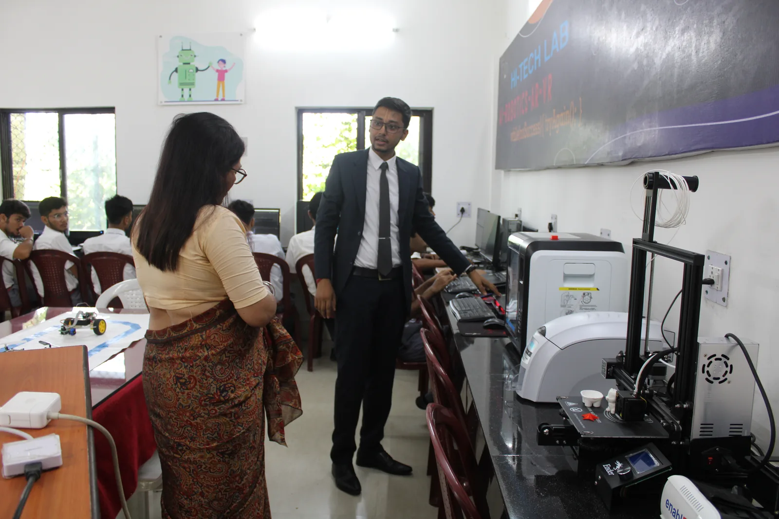 Inspection Visit in AI-Robotics Lab 2022